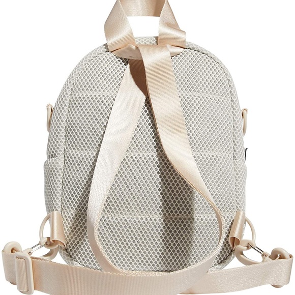 Adidas Air Mesh Mini Women’s Backpack Beige #691 - Picture 6 of 12